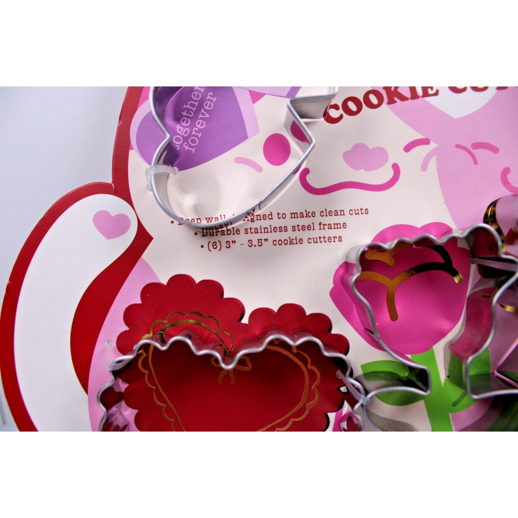 Core Kitchen Deep Cookie cutter set stainless steel 6 Piece Valentine's Day