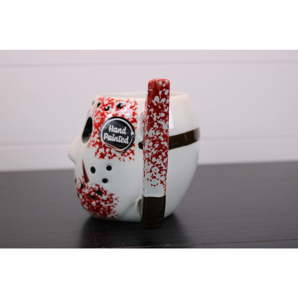 Friday the 13th Jason Voorhees Figural Hockey Mask Ceramic Coffee Mug