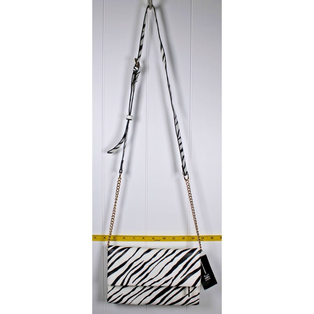 I.N.C. International Concepts Averry Tunnel Small Crossbody ELLIE ZEBRA