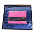Juicy Couture Royal Blue Satin 4pc QUEEN Sheet Set Easy Care Soft Sleek Smooth