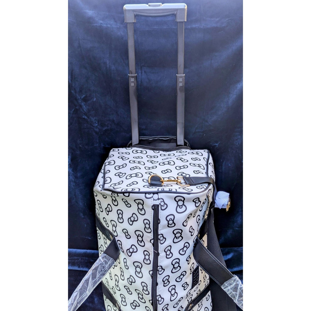 Hello Kitty Carryon Travel/Weekend Bag with Wheels and adjustable handle.