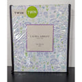 Laura Ashley Spring Animal Flowers Furry Friends 3-pc TWIN Sheet Set - New