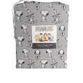 Peanuts Snoopy 4 pc Twin Sheet Set Prints Gray - New