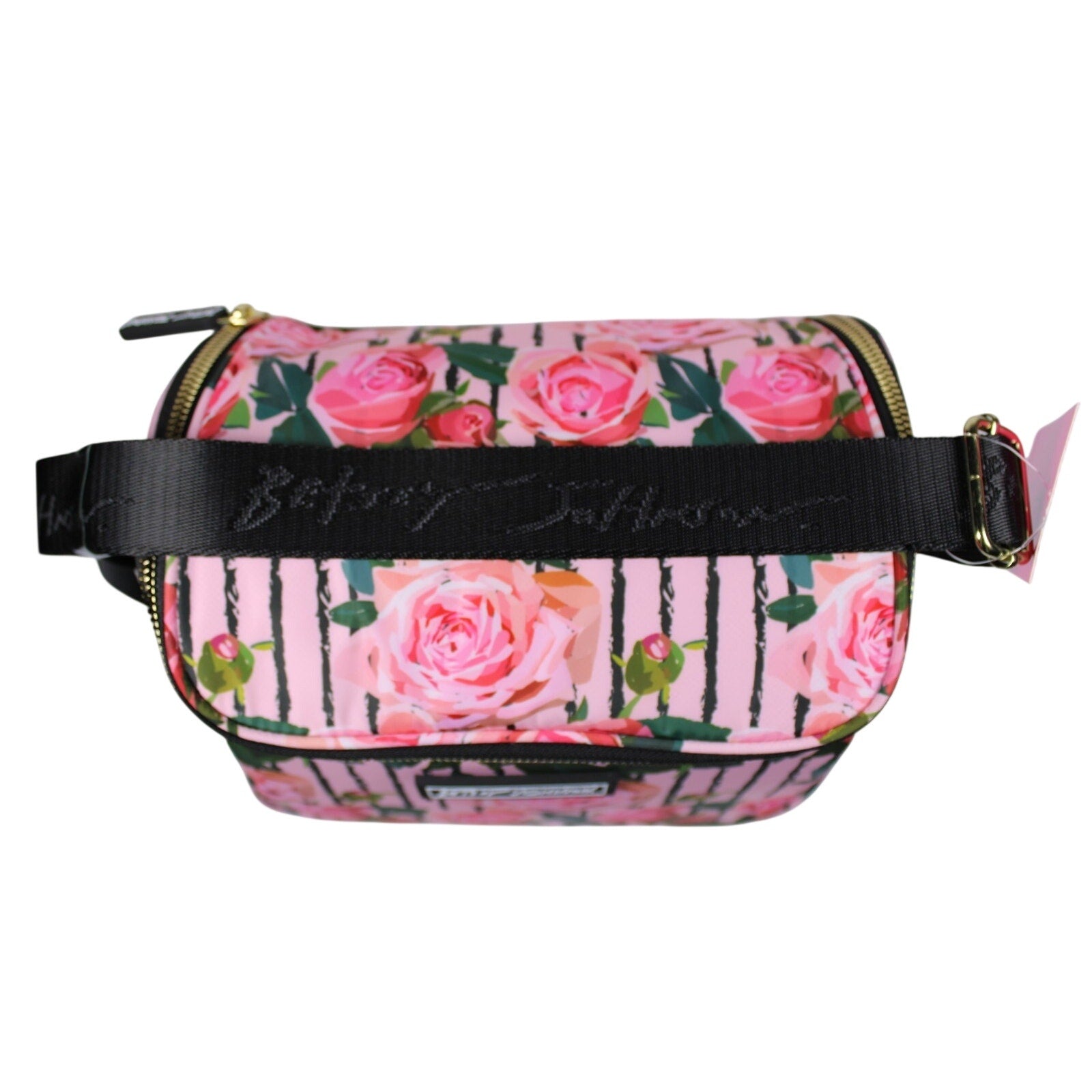 Betsey Johnson Rose Isolated Cube Lunch Tote Medium.