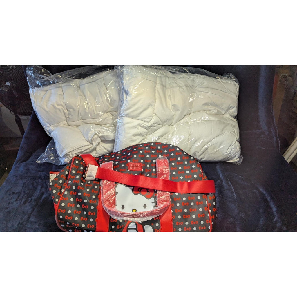 Hello Kitty Carryon Travel/Weekend Bag with Wheels and adjustable handle.
