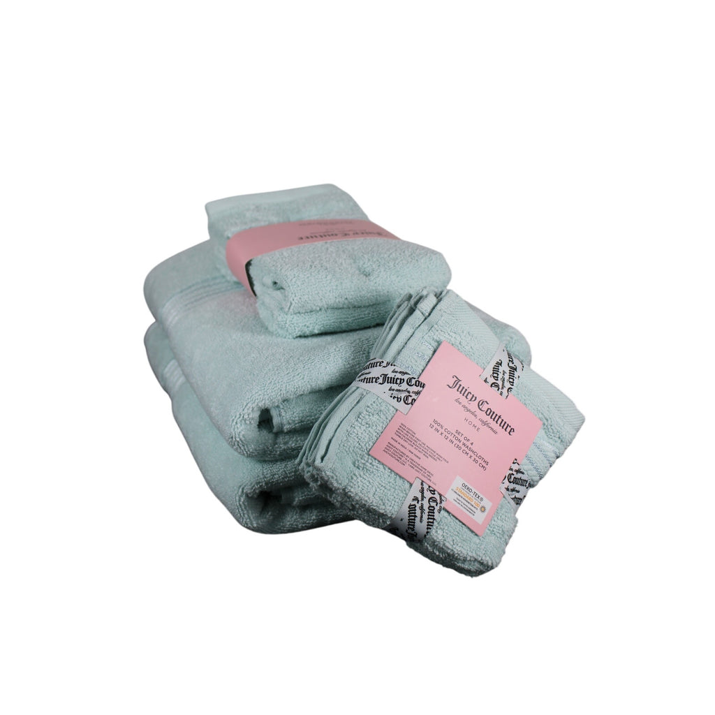 Juicy Couture MINT Bath Towel Set 8 Pieces, 2 Bath Towels, 2 Hand, 4 Wash Cloths