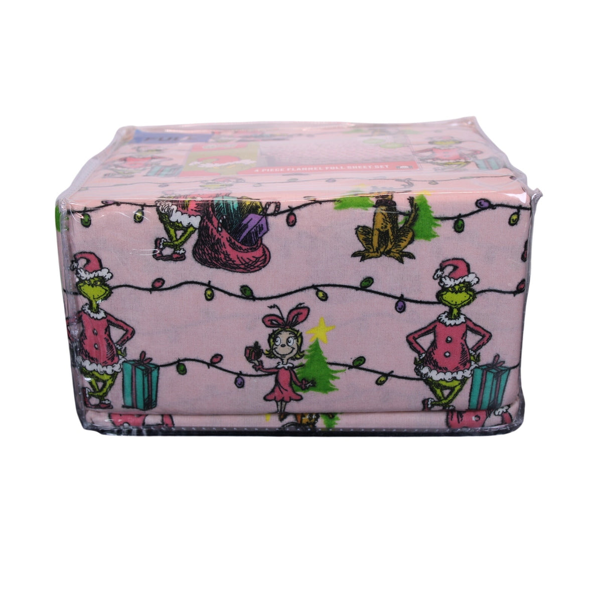 Dr. Seuss The Grinch & Friends 4 piece Full Flannel Sheet Set