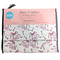 Juicy Couture Queen 6psc Bed Sheet Set Bows, Keys and Hearts Heart