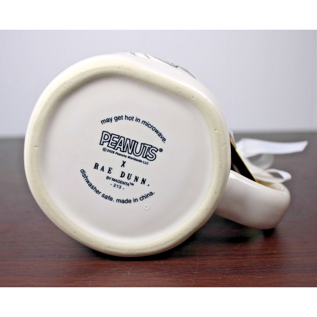 Peanuts Snoopy & Woodstock, Happiness is... 18oz. Coffee Mug 75th Anniversary