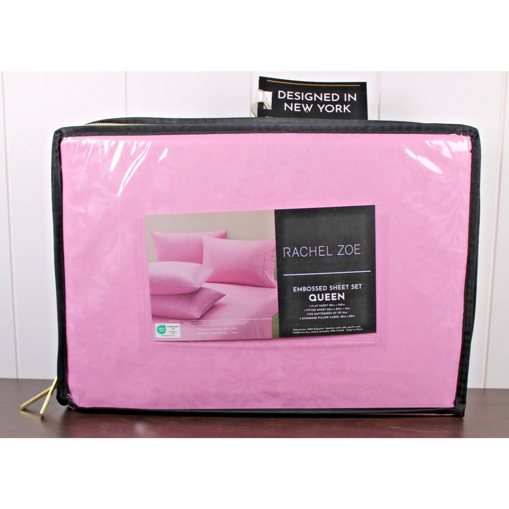 Rachel Zoe 6 piece Embossed Queen Sheet Set