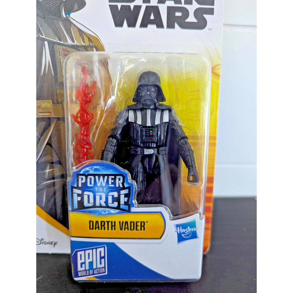 Disney Star Wars Power the Force Action Figures Skywalker, Darth Vader Set of 2