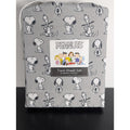 Peanuts Snoopy 4 pc Twin Sheet Set Prints Gray - New