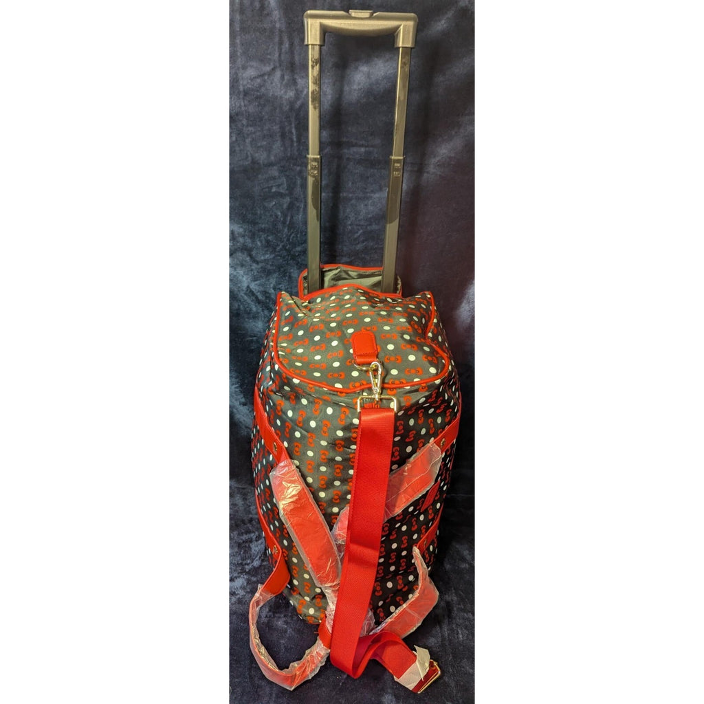 Hello Kitty Carryon Travel/Weekend Bag with Wheels and adjustable handle.