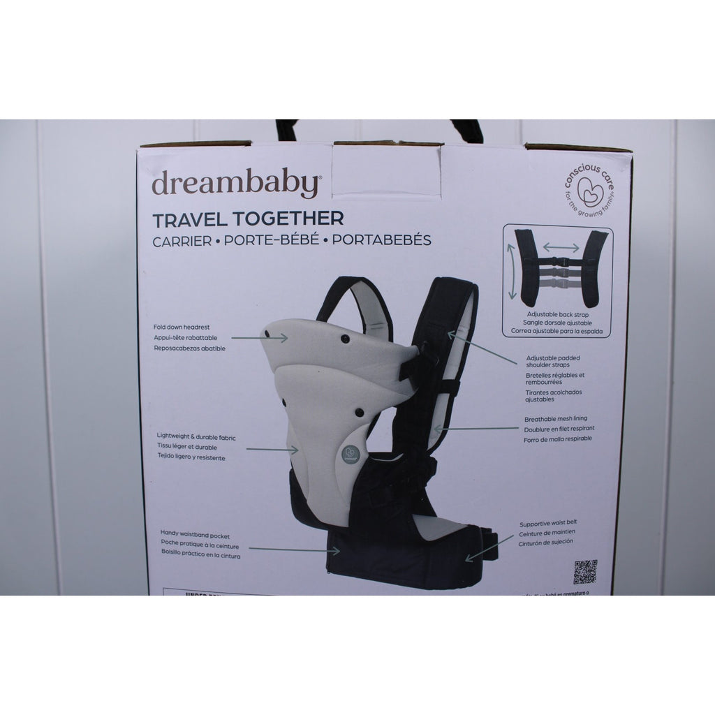 Dreambaby Travel Together Baby Carrier 3 Positions 8-33Lbs Infant 3-in 1