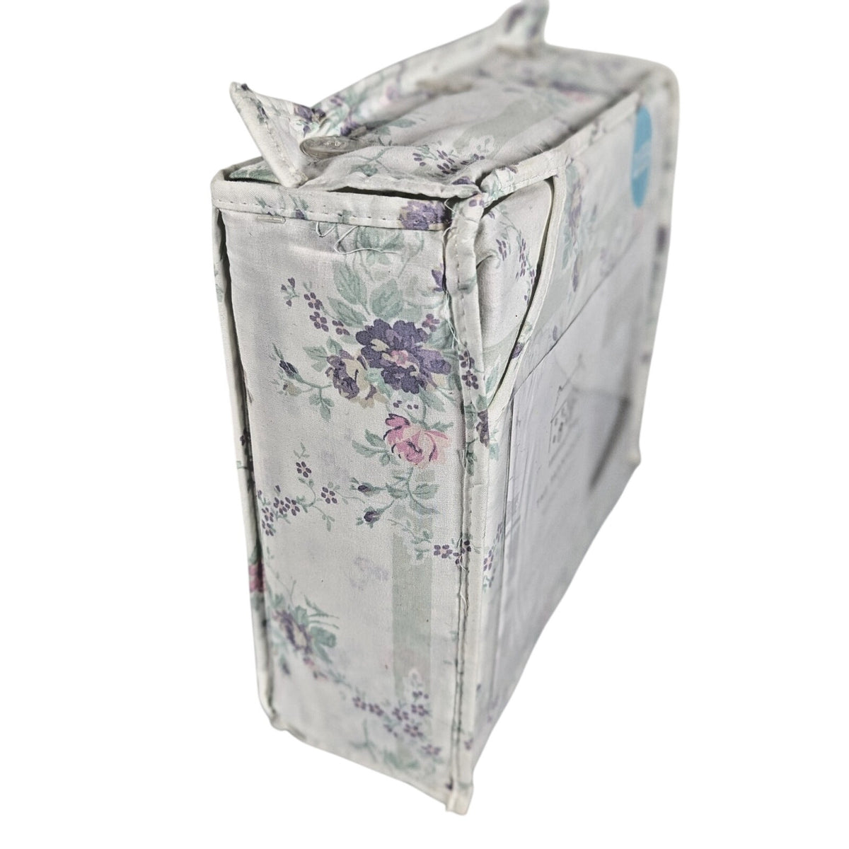 The Farmhouse Rachel Ashwell Purple, Pink, Green Floral Queen Sheet Set, NEW