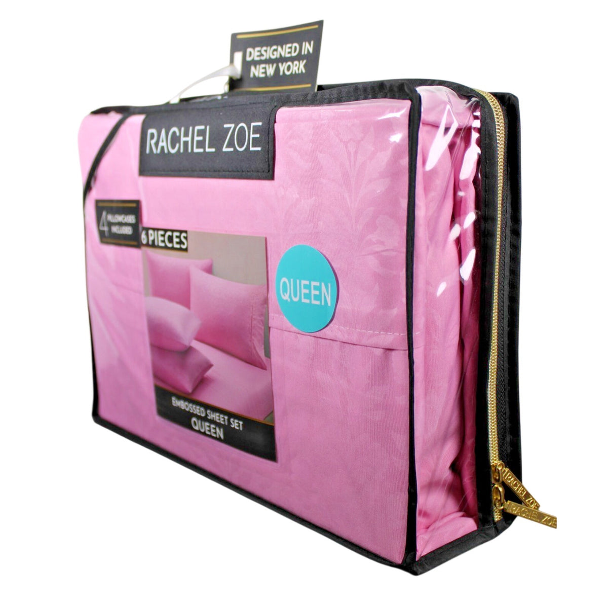 Rachel Zoe 6 piece Embossed Queen Sheet Set
