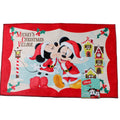 New Disney Mickey Minnie Mouse Christmas Village 20" X 32" Accent Rug Mat Red