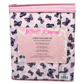 BETSEY JOHNSON 4 psc Butterfly Delight Pink TWIN Sheet Set Soft Sheets