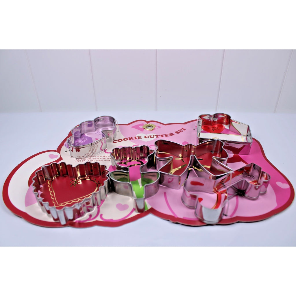 Core Kitchen Deep Cookie cutter set stainless steel 6 Piece Valentine's Day