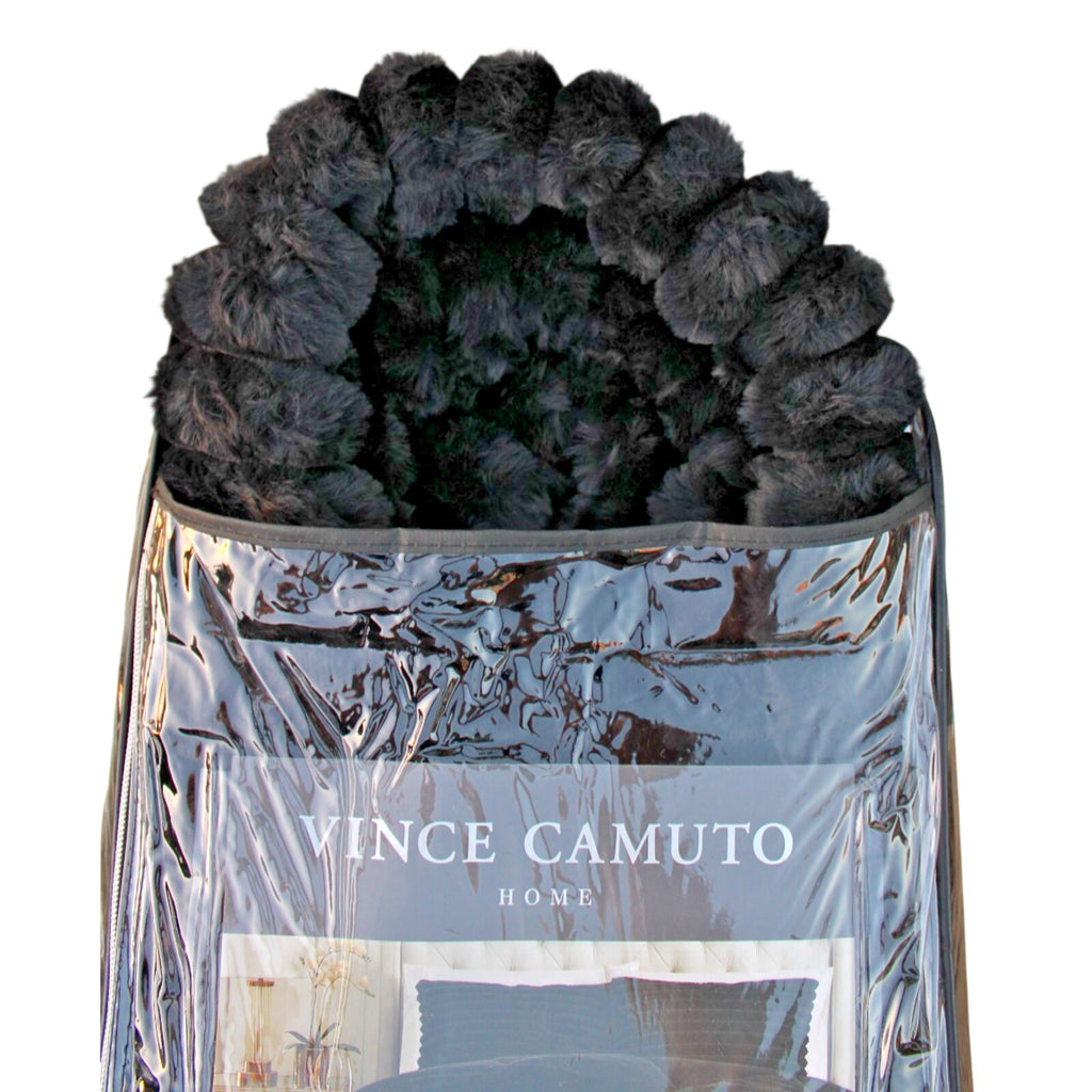 Vince Camuto Home 3 Piece Comforter Set Full/Queen Luxe Faux Fur - Extra Soft
