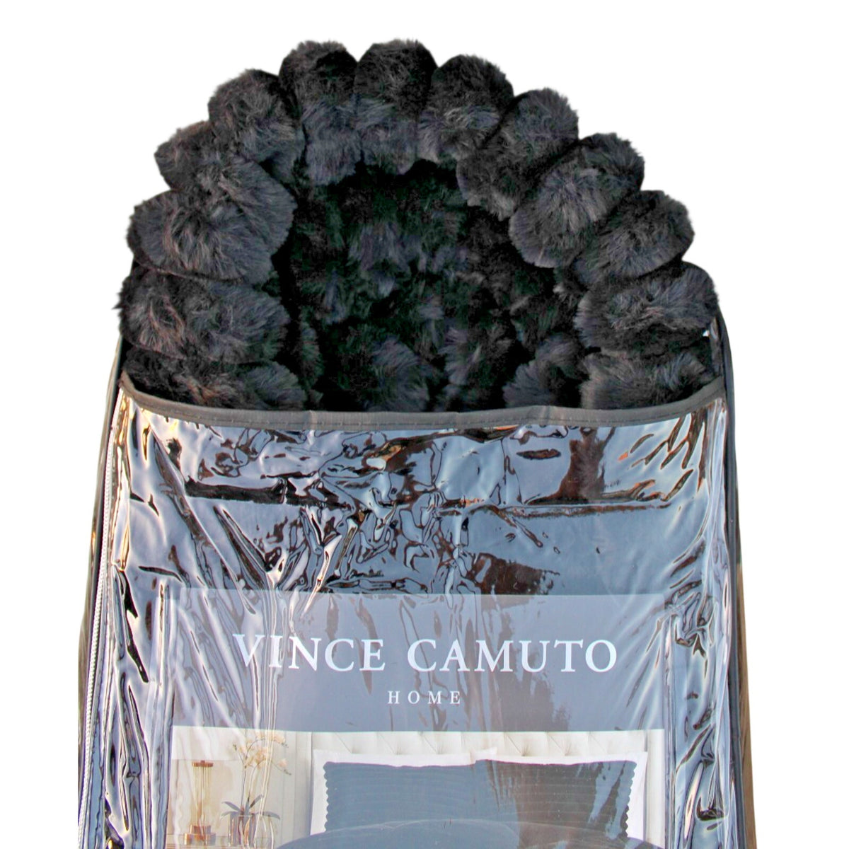 Vince Camuto Home 3 Piece Comforter Set Full/Queen Luxe Faux Fur - Extra Soft