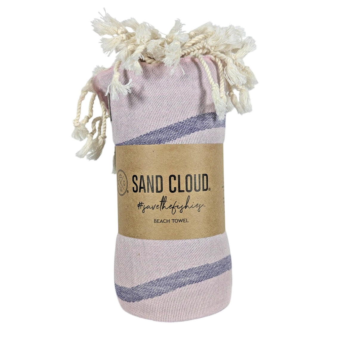 Sand Cloud Beach Towel, Orca Purple - 100% Turkish Organic Cotton - NEW