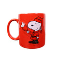 NEW Peanuts Santa Snoopy And Woodstock Ho! Ho! Ho! Ceramic Winter Mug