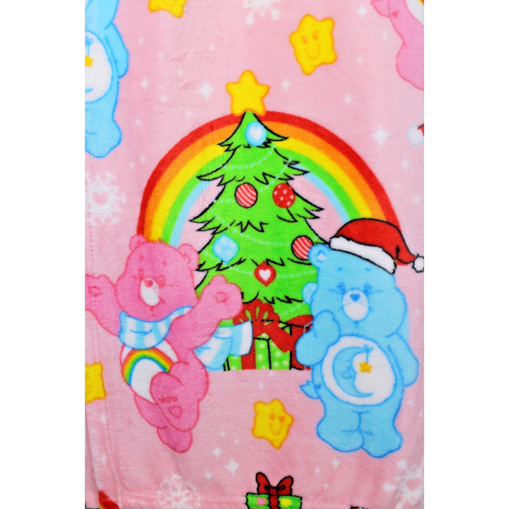 Cloudco Viral Care Bears Twin Size 60" x 90" Plush Christmas Blanket Hard 2 Find