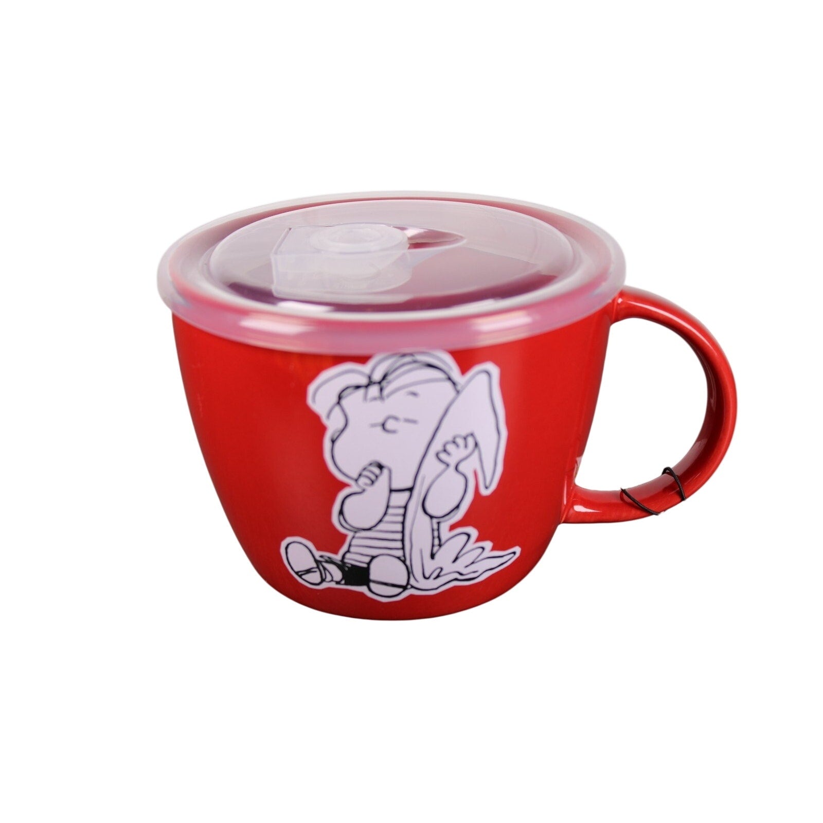 Peanuts Linus 70th Anniversary Microwave Soup Ramen Bowl Mug Vent Lid 25 oz
