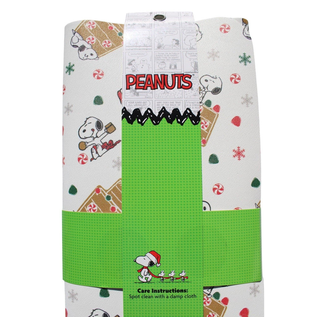 Peanuts Snoopy Christmas Candy Gingerbread Doghouse Dish Drying Mat 18x24