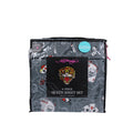 Ed Hardy 6 piece Queen Sheet Set Grey w/Cards &Tattoo Print with 4 Pillowcases