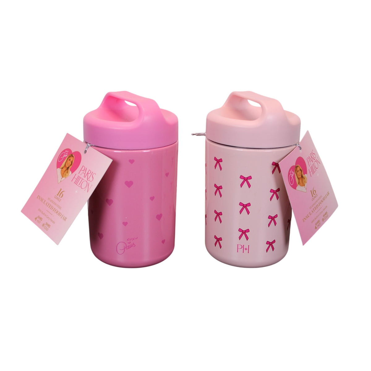 Paris Hilton 2 Piece Hot/Cold Thermos Lunch Set