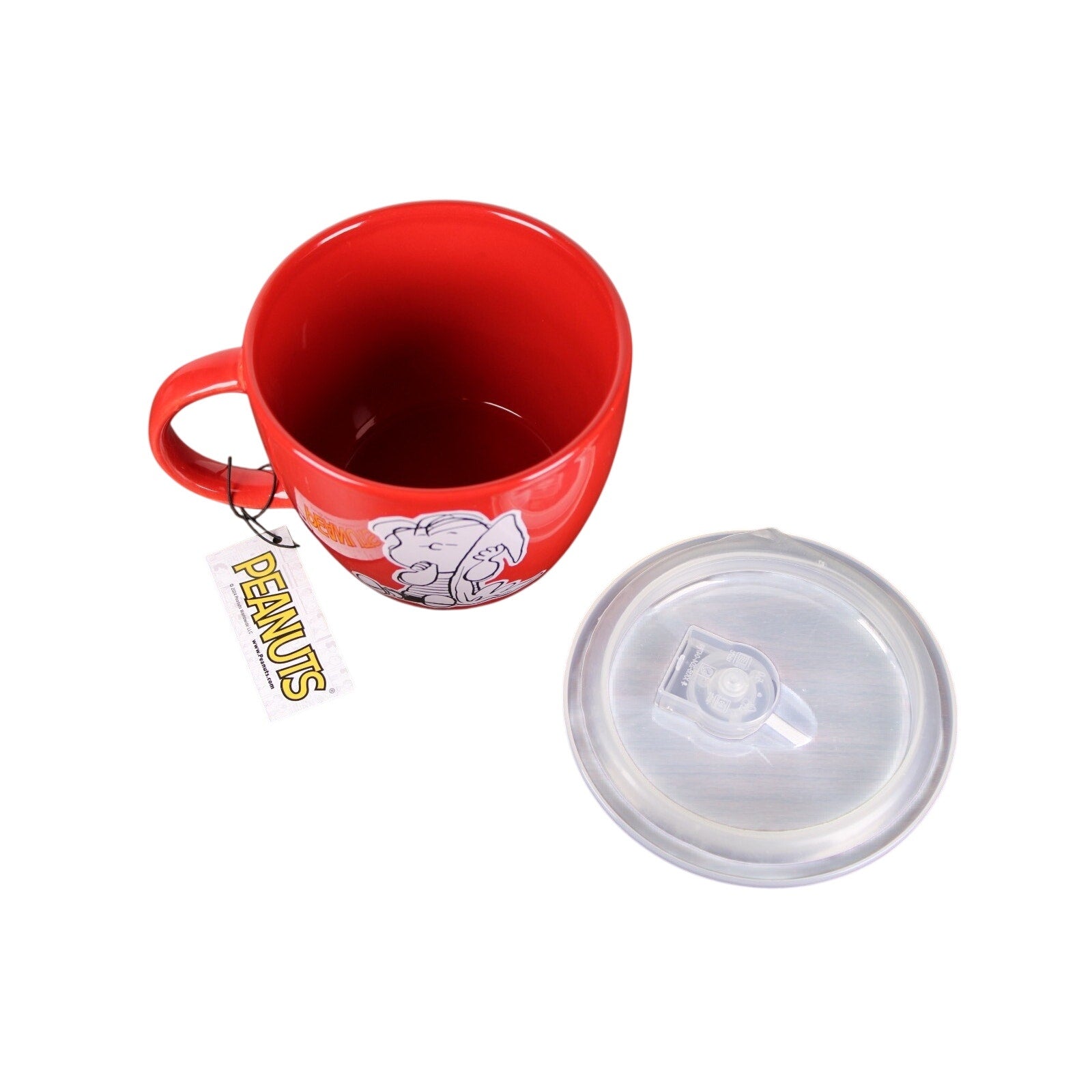Peanuts Linus 70th Anniversary Microwave Soup Ramen Bowl Mug Vent Lid 25 oz