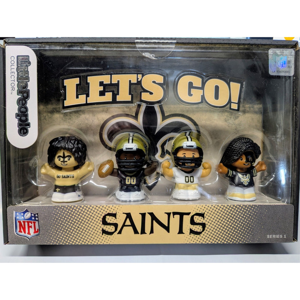 Fisher Price Little People New Orleans Saints NFL Football Set Series 1 (4pc)