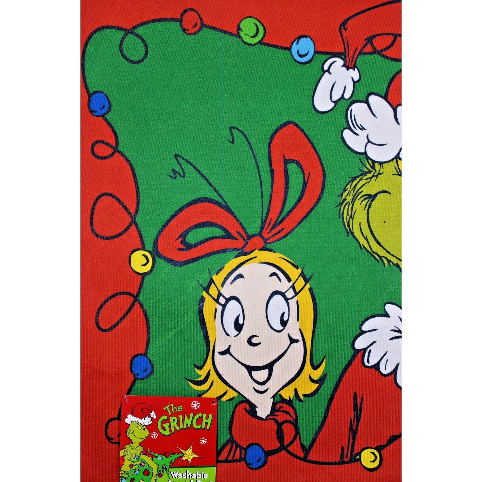 Dr. Seuss's The Grinch, Cindy Lou & Max Christmas Accent Rug 26" x 38” NWT.