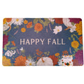 Sage & Oak Happy Fall Kitchen Cushion Mat 18x30, Pumpkin, Flowers - New