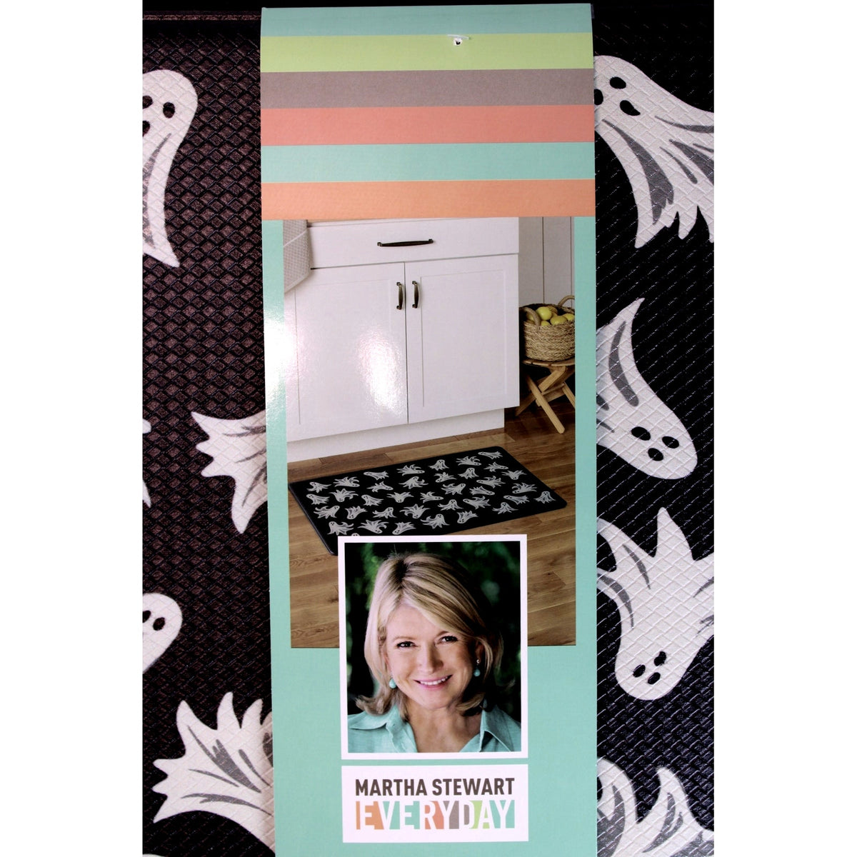 Martha Stewart Anti-Fatigue Halloween Ghosts Kitchen Mat 18x30