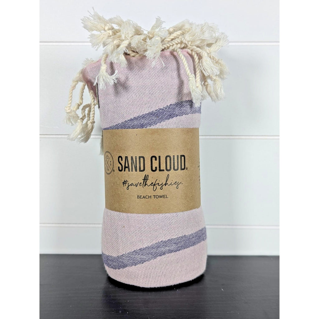 Sand Cloud Beach Towel, Orca Purple - 100% Turkish Organic Cotton - NEW