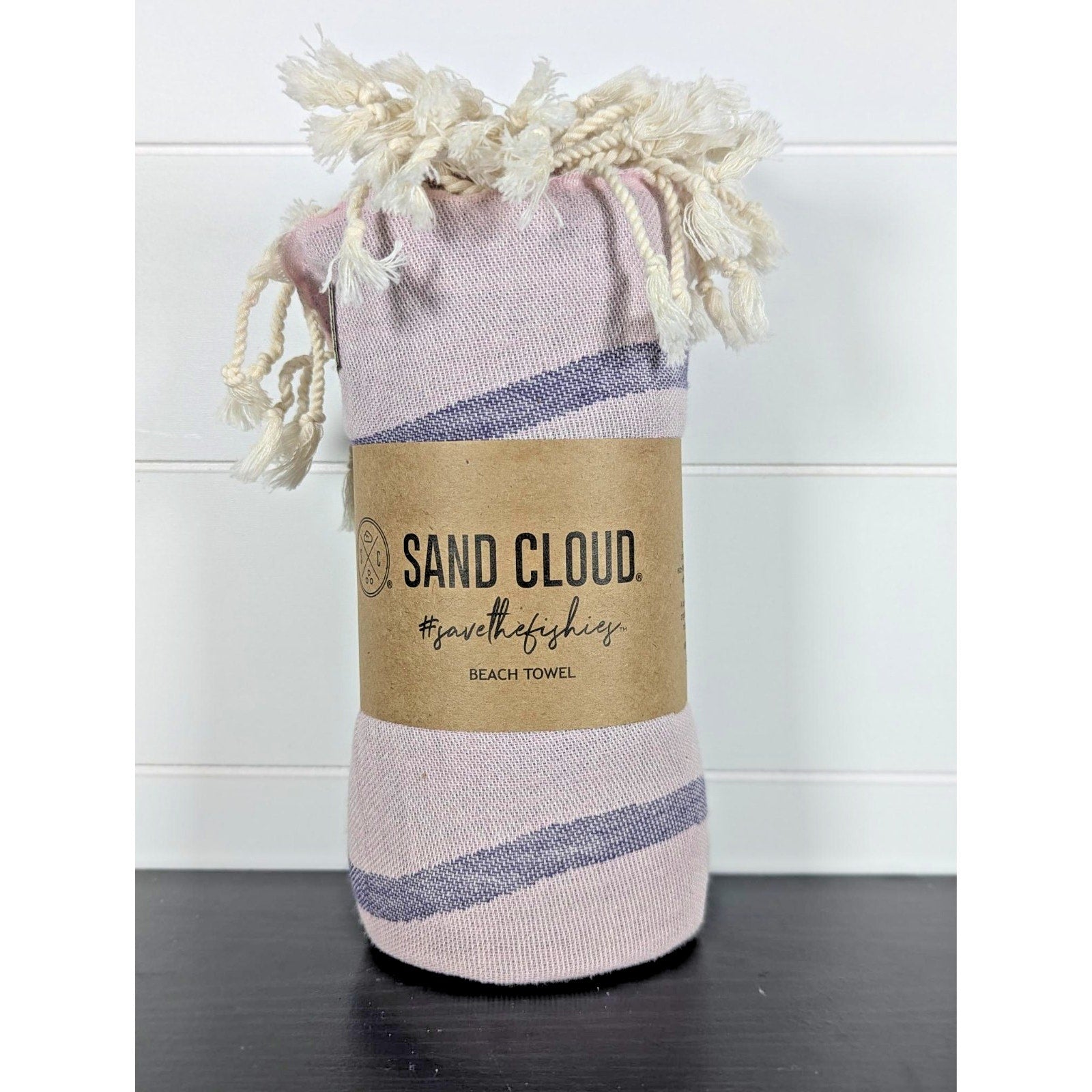 Sand Cloud Beach Towel, Orca Purple - 100% Turkish Organic Cotton - NEW
