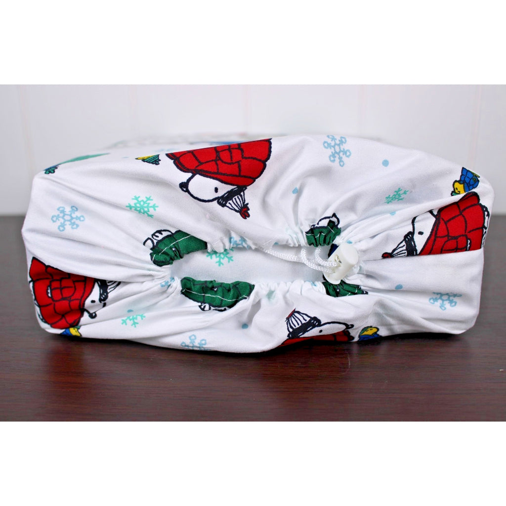 Snoopy Queen Sheet Set White Puffer Jacket Print