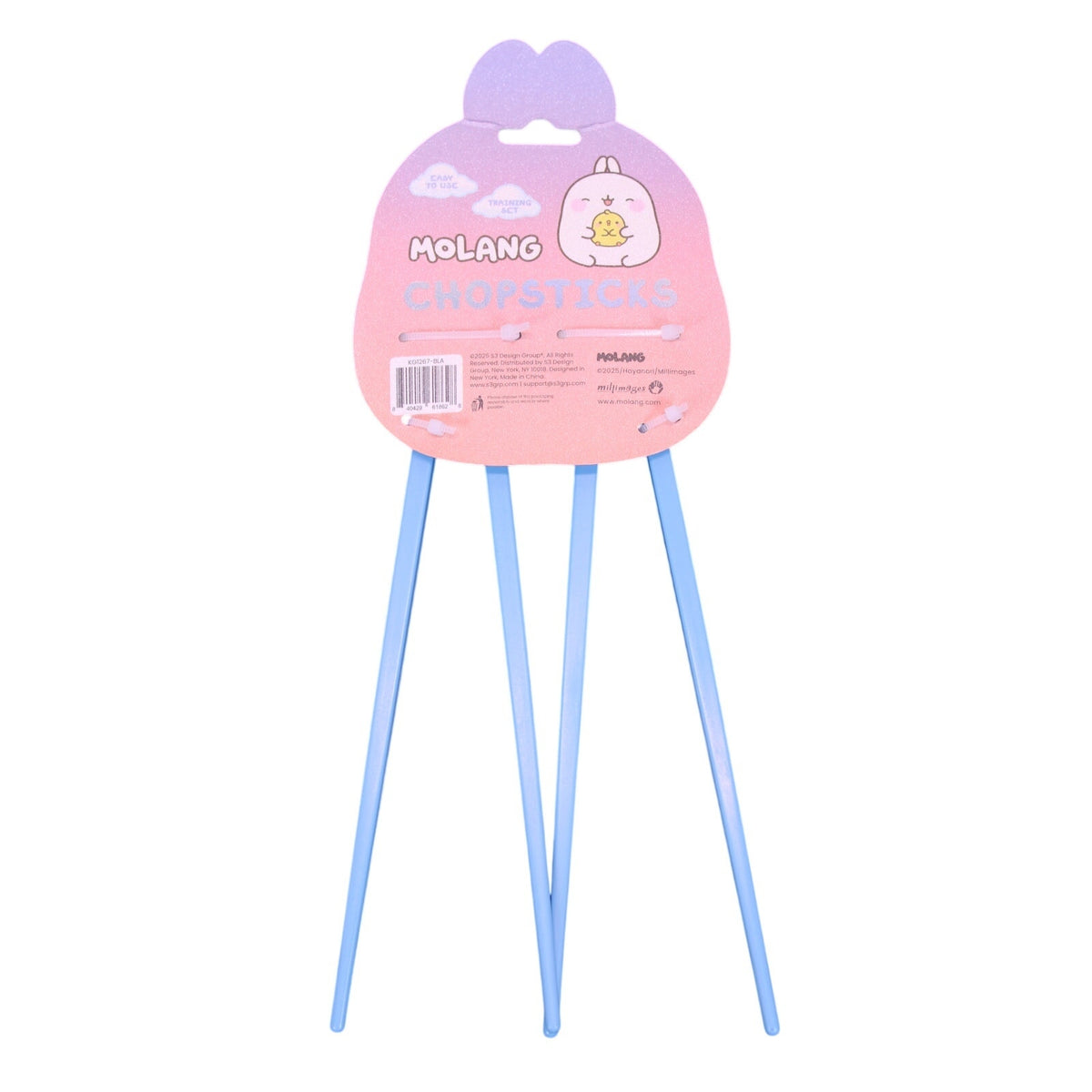 Molang and Piu Piu Bunny & Duckling Chopstick Trainer Set by S3 Design