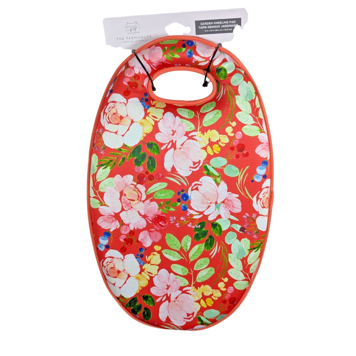 RACHEL ASHWELL GARDEN KNEELER FLOWERS ORANGE GREEN BLUE YELLOW