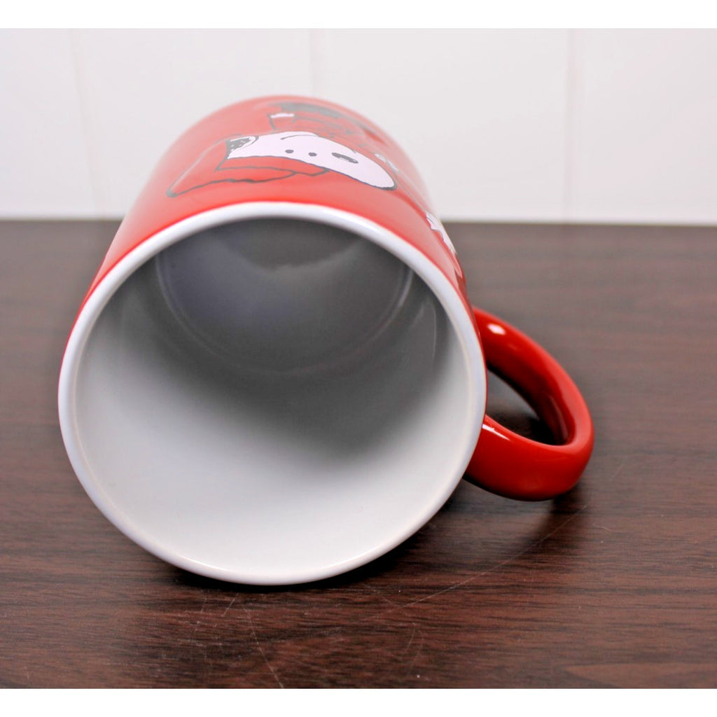 NEW Peanuts Santa Snoopy And Woodstock Ho! Ho! Ho! Ceramic Winter Mug