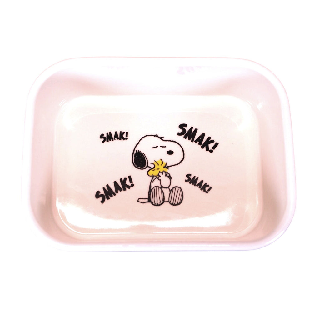Fun Peanuts Snoopy & Lucy 'SMAK!' Stoneware Lunch Box