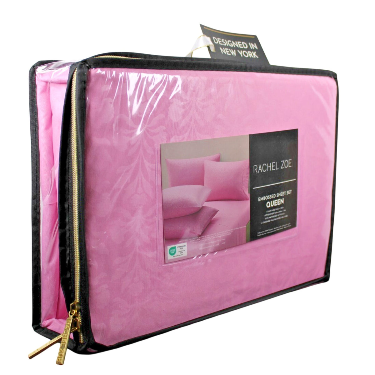 Rachel Zoe 6 piece Embossed Queen Sheet Set