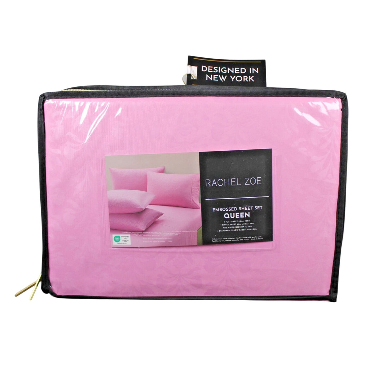 Rachel Zoe 6 piece Embossed Queen Sheet Set