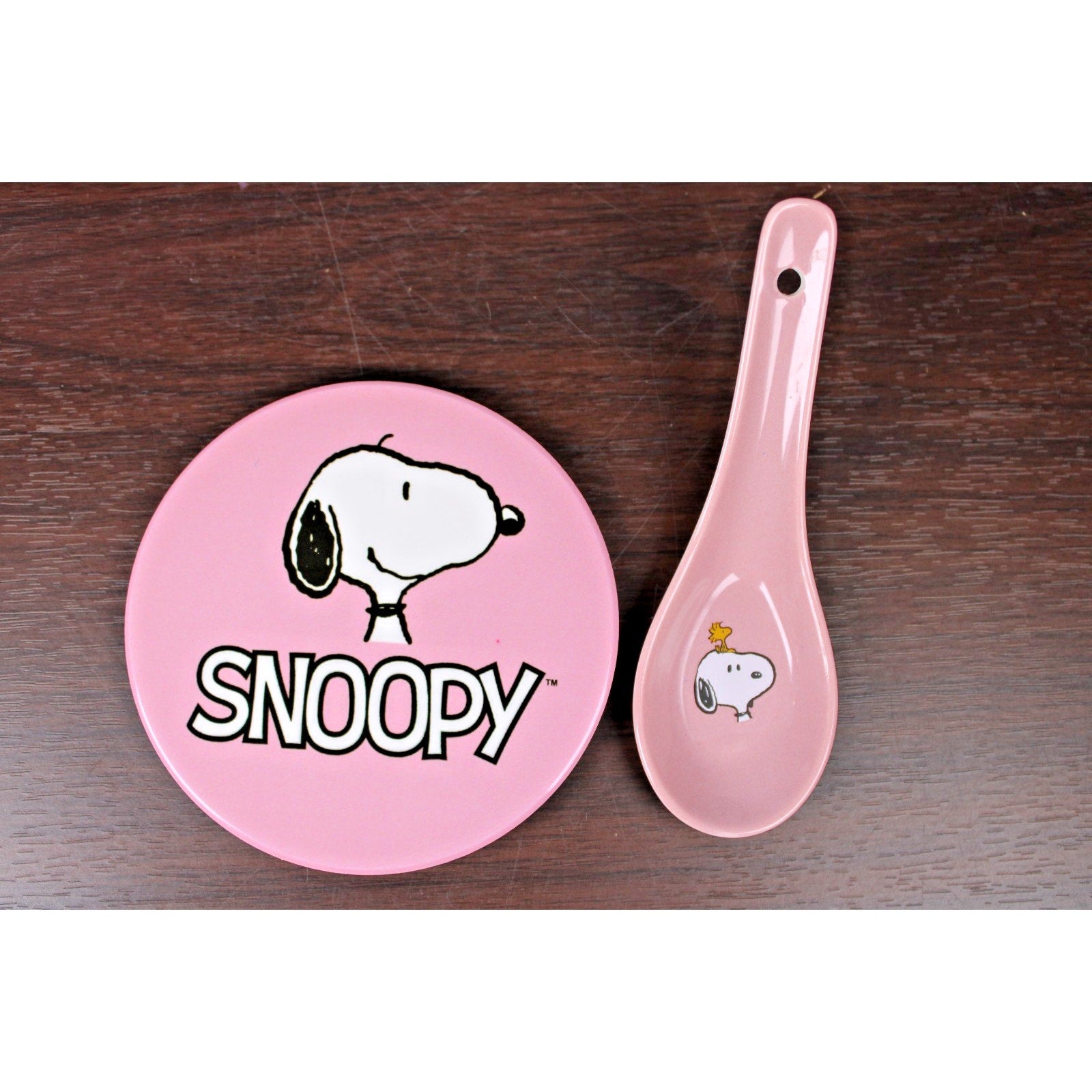Peanuts Snoopy Soup Mug Bundle 24floz, Coaster, Spoon & Soup Mug