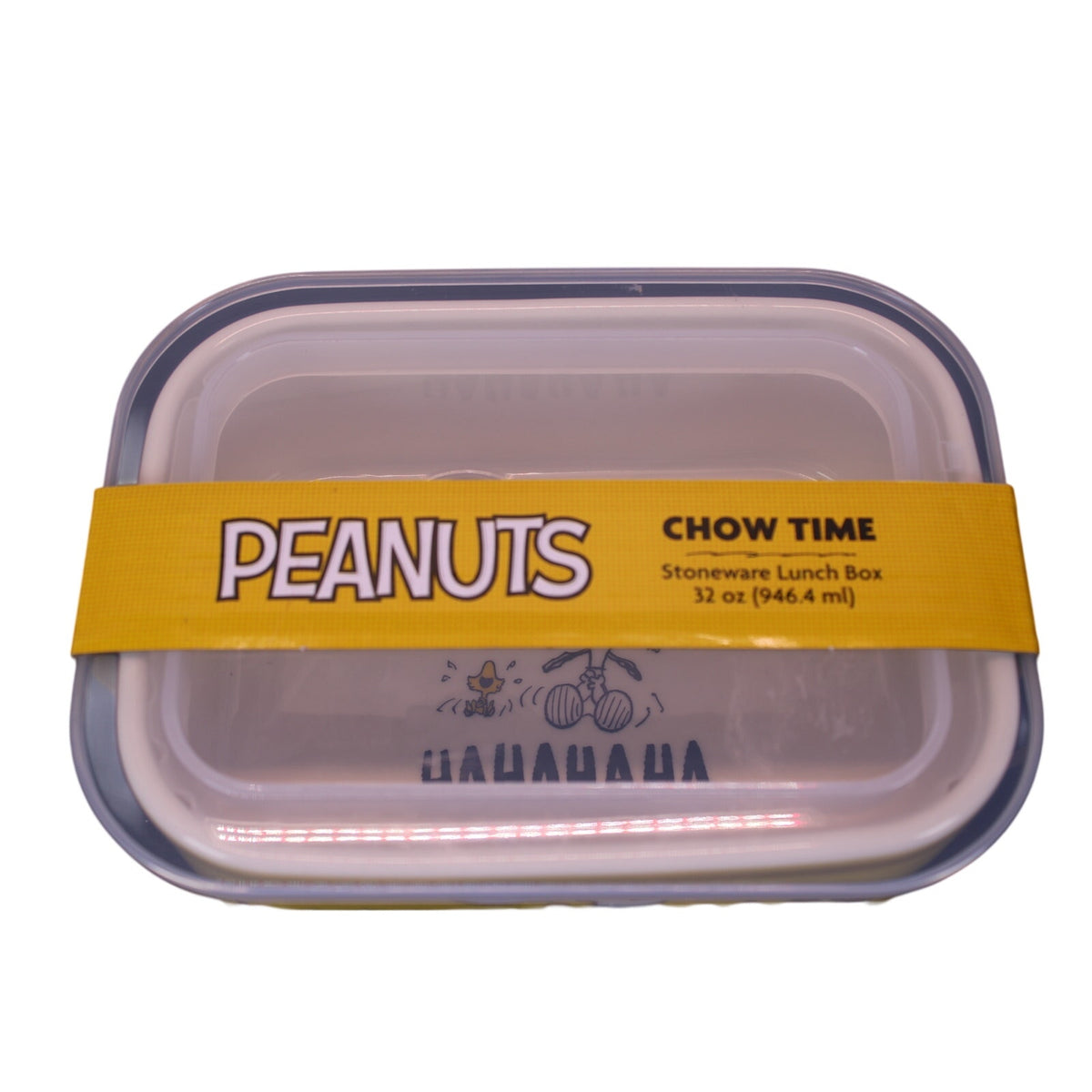 Peanuts Charlie Brown Snoopy 'Good Grief' Stoneware Lunch Box 32 oz