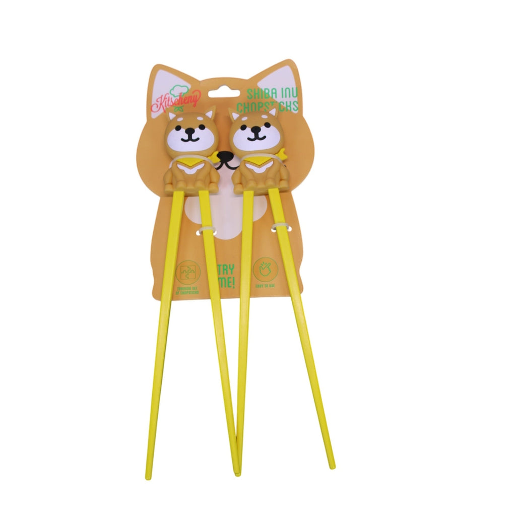 Adorable Kitscheny Silicone Shiba Inu Chopsticks Trainer 2 Sets