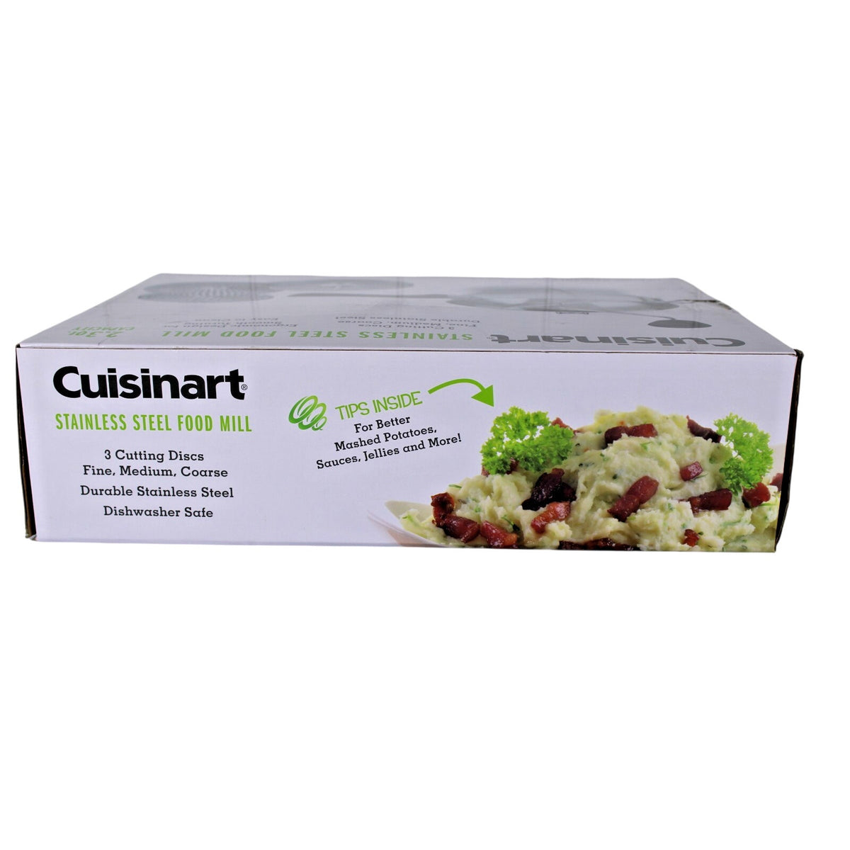 Cuisinart Stainless Steel Food Mill 2.3 Qt-3 Cutting Discs Fine, Medium, Coarse